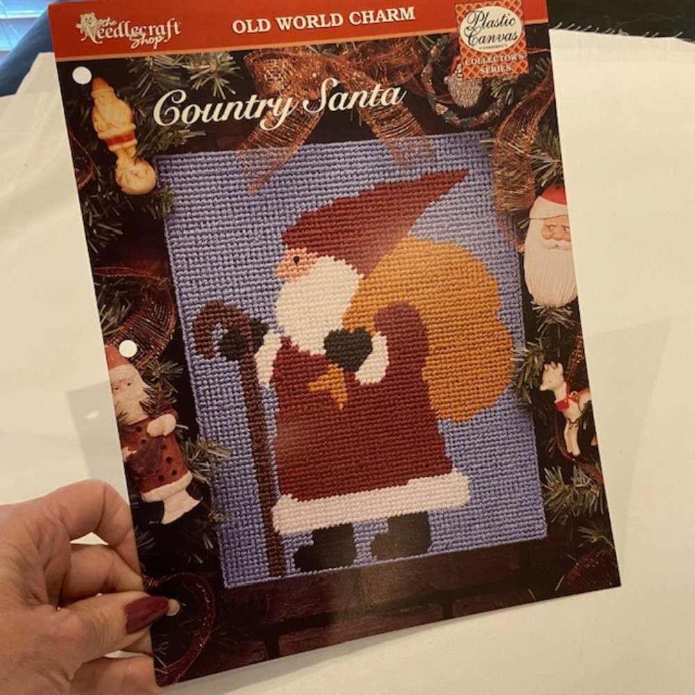 COUNTRY SANTA Plastic Canvas Sewing PATTERN Old World Charm The Needlecraft Shop